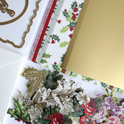 Create a festive Anna Griffin Easel Card to showcase your family photo and surprise someone special with a unique and thoughtful Photo Finish Easel Card Materials and Dies gift.