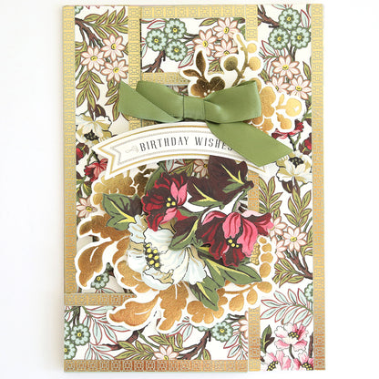 Botanical 12" Border Stickers: Add floral-inspired borders to your scrapbook pages or handmade cards for a decorative touch—perfect for enhancing any project with botanical beauty and charm.