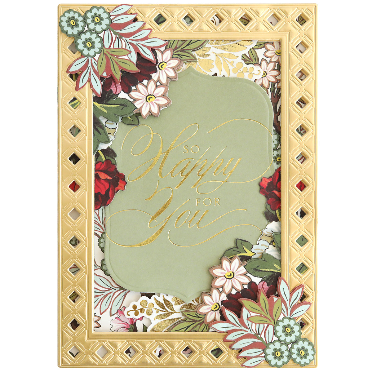 Gilded Gratitude and Celebration Sentiment Hot Foil Plates – Anna