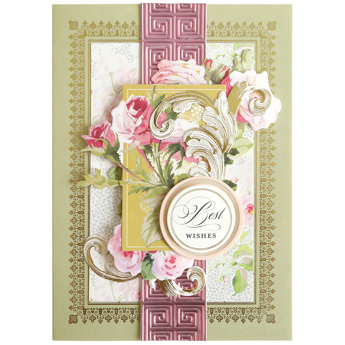 A set of Geometric 3D 12" Border Dies—ideal for adding ornate dimensional borders and elegant accents to your paper projects.