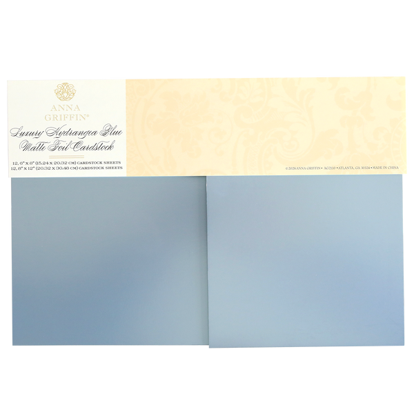 Luxury Hydrangea Blue Matte Foil Cardstock – Anna Griffin Inc.