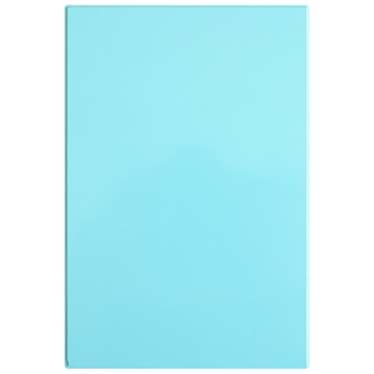The Gilded Solid Foil Plate 4x6 is a rectangular, flat plate in solid light blue—ideal for card making or pairing with hot foil to create stunning metallic backgrounds on white.