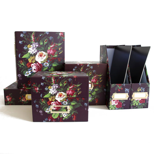 Astrid Floral Pattern Craft Storage Set, perfect for organizing craft supplies in your craft room.