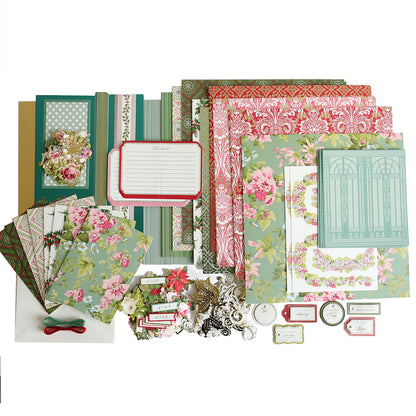 Discover Anna Griffin | Create 2025—an assortment of patterned papers, floral embellishments, envelopes, metal accents, and labels. Perfect for experimenting with new crafting techniques or preparing for your next papercrafting event.