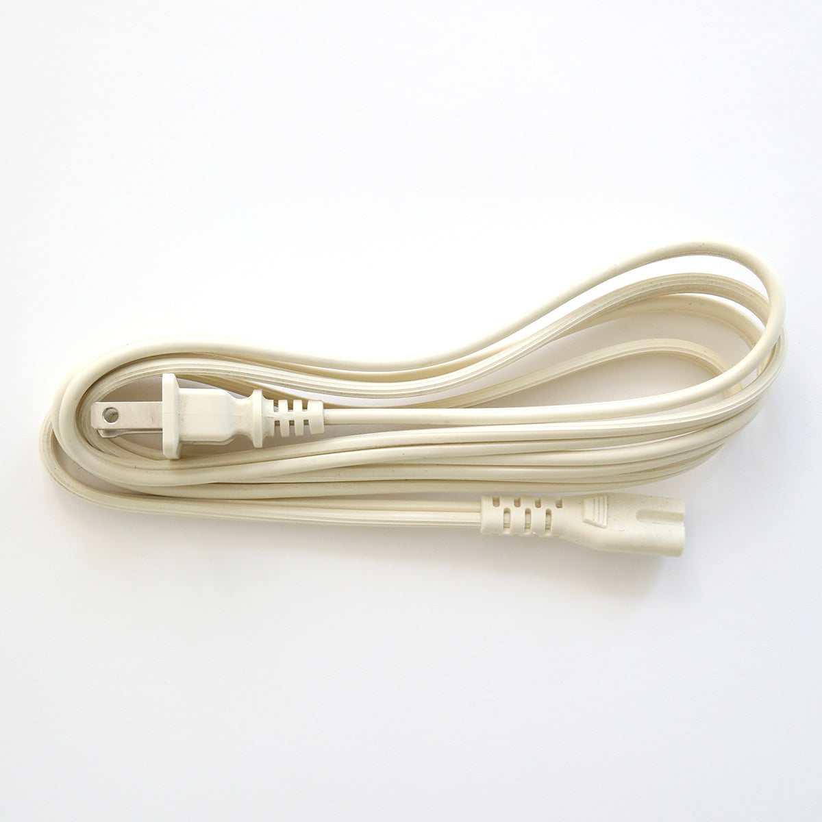 A white Power Cord for Empress Machine on a white surface, suitable for use as replacement cords for Empress Mini Machines.