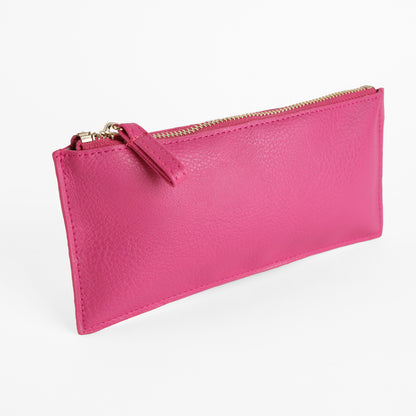 A Raspberry Pink Pencil Case is shown on a white background.