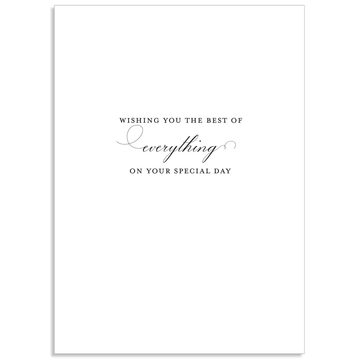 The Pink Damask Happy Birthday Card features elegant script with gold foil and the text "Wishing you the best of everything on your special day.