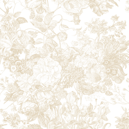 Part of the Faded Rose collection, the 12x12 Faded Rose Floral Ivory Text Paper offers 5 sheets with delicate beige floral and leaf designs on white, perfect for double-sided text and archival projects.