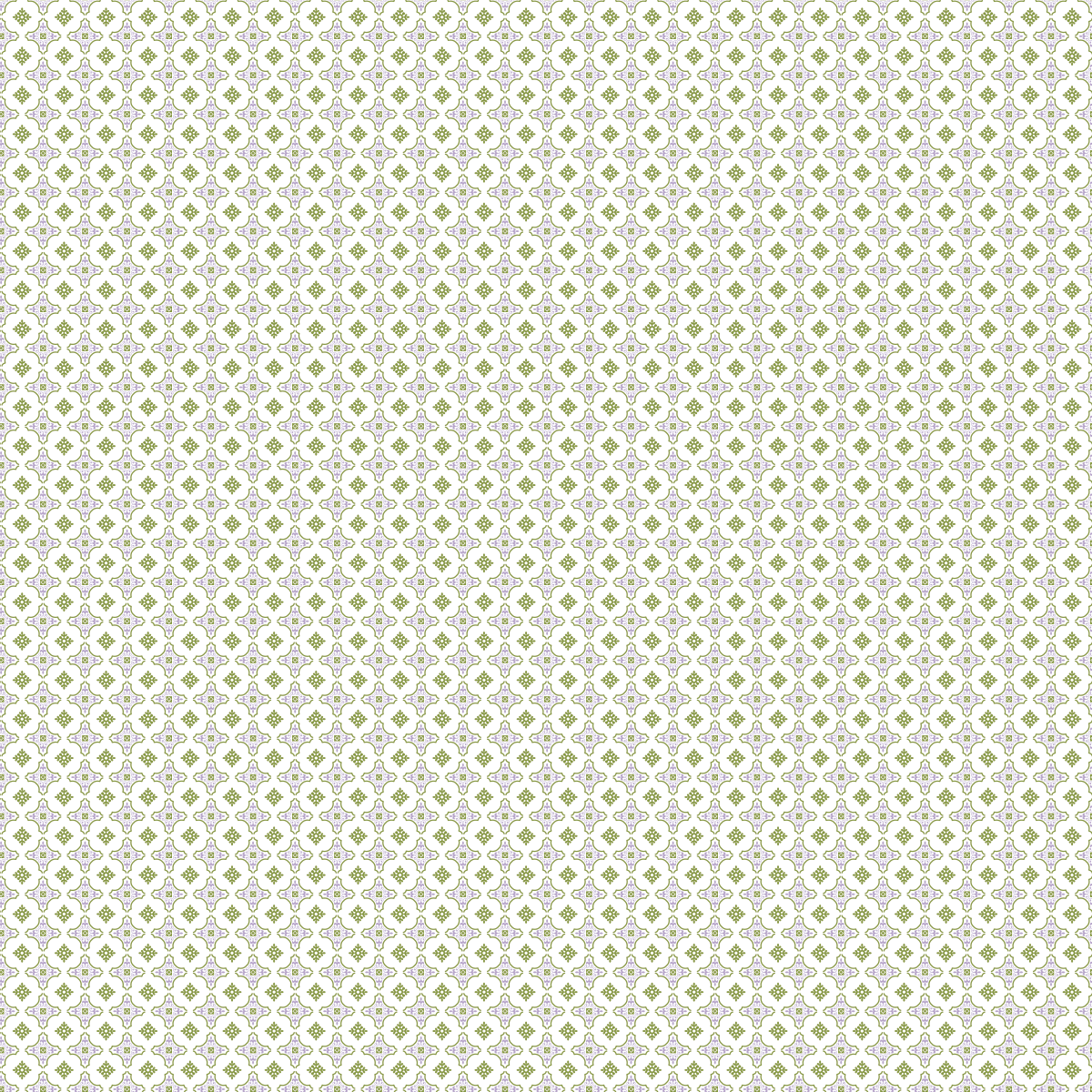 The 12x12 Antique Botanical Leaves Blue Cardstock (5 sheets) features a repeating grid of small green and blue geometric shapes on white, perfect for double-sided cardstock projects and archival use.
