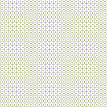 The 12x12 Antique Botanical Leaves Blue Cardstock (5 sheets) features a repeating grid of small green and blue geometric shapes on white, perfect for double-sided cardstock projects and archival use.