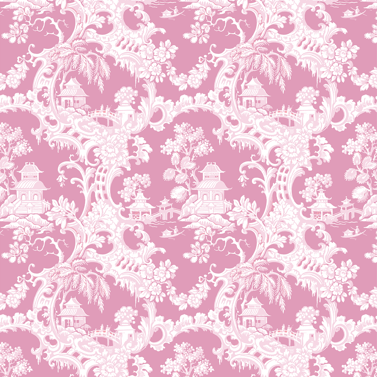 12x12 Lian Floral Branches Blue Cardstock (5 sheets) features a blue decorative toile pattern with floral motifs and garden scenes—ideal for double-sided cardstock projects or archival use.