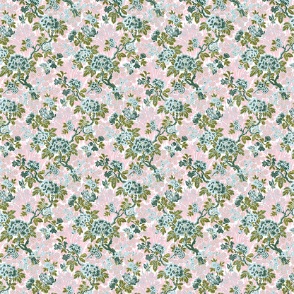 The 12x12 Lian Floral Branches Pink Cardstock (5 sheets) features green leaves and blue, pink, and white flowers on a pale pink background—ideal for archival use or double-sided cardstock projects.