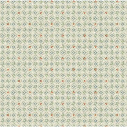 Featuring a geometric pattern of green circles with orange centers on light beige, the 12x12 Francesca Tufted Pink Cardstock (5 sheets) is ideal for archival use or creative projects.
