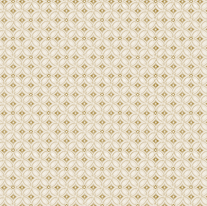 Tufted blue seamless geometric pattern with interlocking circles and central dots, ideal for archival or double-sided text use. From the Francesca collection: 12x12 Francesca Tufted Blue Text Paper, 5 sheets.