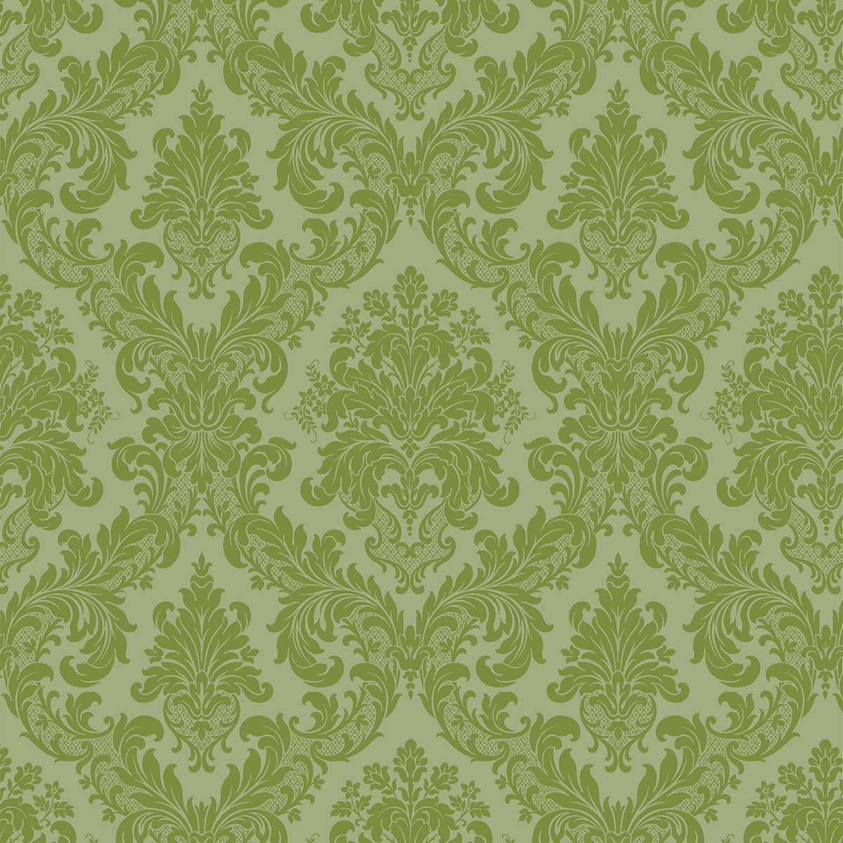 The 12x12 Christmas Medallion White Text Paper (5 sheets) features elegant, vintage damask medallion patterns—ideal for archiving or enhancing your Christmas crafts and décor.