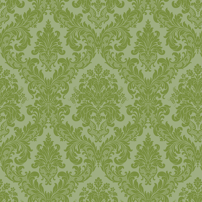 The 12x12 Christmas Medallion White Text Paper (5 sheets) features elegant, vintage damask medallion patterns—ideal for archiving or enhancing your Christmas crafts and décor.