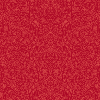 The 12X12 For Him Paisley Tonal Red Cardstock (5 sheets) features a detailed symmetrical paisley design in red tones—perfect for archives or pairing with your favorite Christmas collection double-sided cardstock.