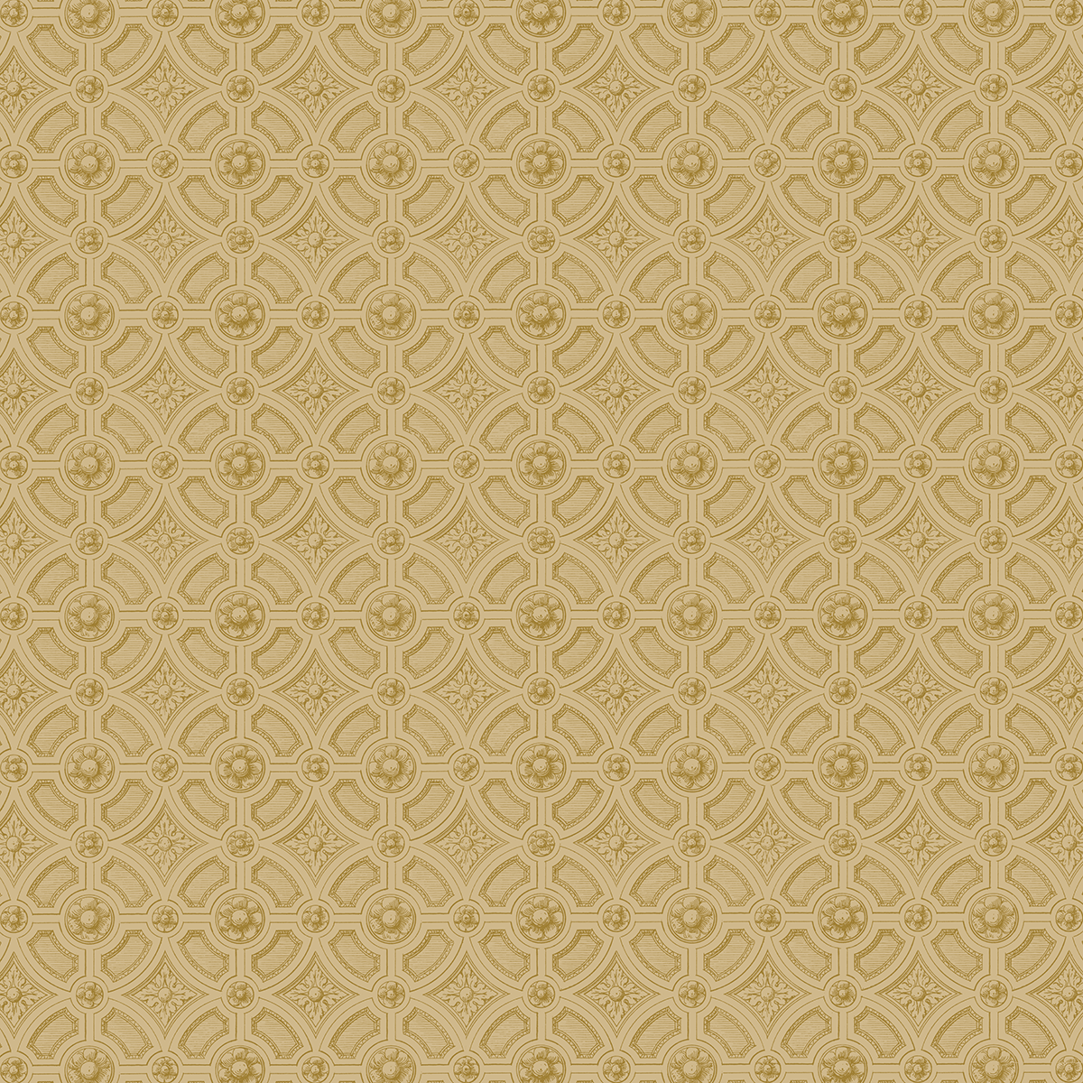 12x12 For Him Circle Medallion Gold Text Paper (5 sheets) features intricate, symmetrical gold geometric and floral motifs—perfect for double-sided, archival-quality Christmas collections or adding a vintage touch to paper crafting.
