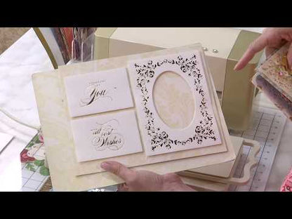 Gilded Rose Frame and Sentiment Hot Foil Plates