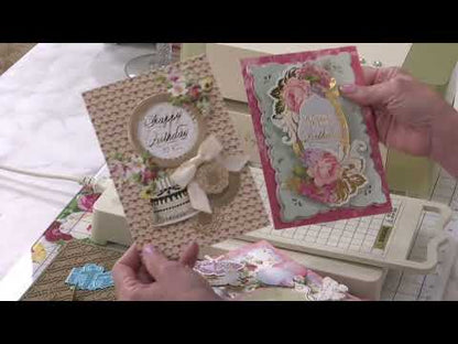 Gilded Small Birthday Sentiment Foil Plates