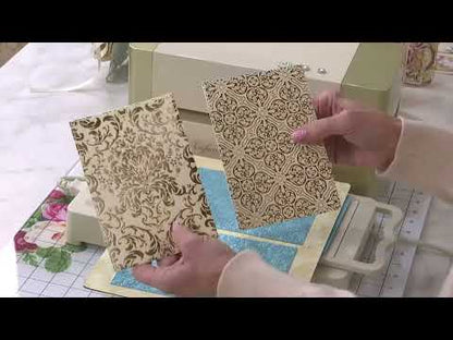 Gilded Damask Hot Foil Plates