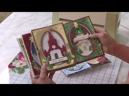 Christmas Church Frame 3D Dies