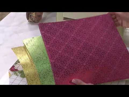 Holiday Glitter Foil Pattern 12x12 Cardstock