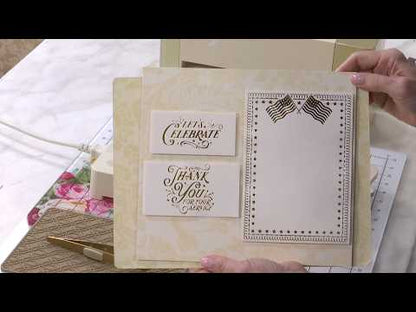 Gilded Patriotic Frame and Sentiment Hot Foil Plates