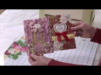 Luxury Tonal Foil Heartfelt Cardstock