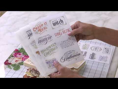 Spellbound Sentiment Rub On Transfers