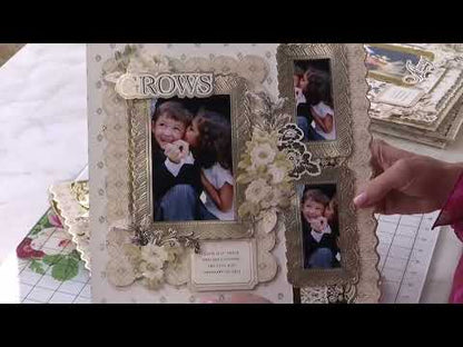 Faded Rose Papers and Embellishments