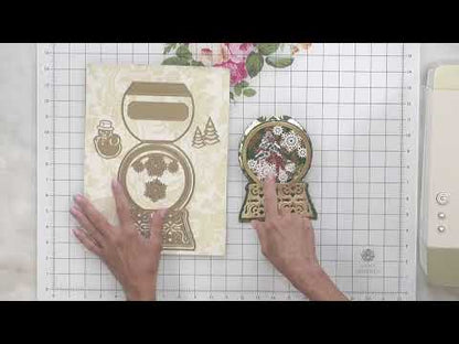 Snowglobe Easel Card Dies