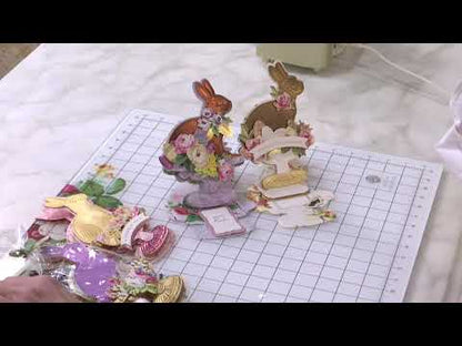 3D Bunny Easel Dies