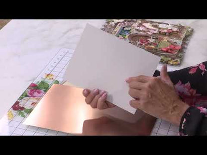 Luxury Matte Foil Cardstock Rose Gold