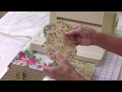 Gilded Christmas Holly Hot Foil Plate