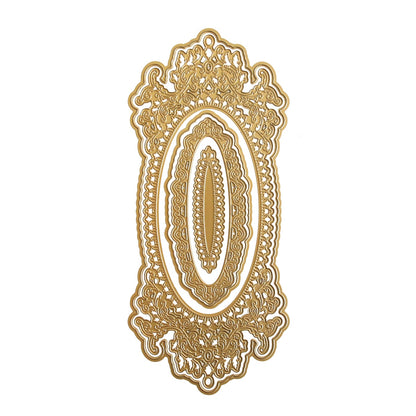 a picture of a gold object on a white background.