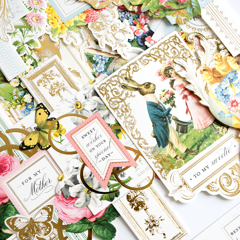a close up of a bunch of cards on a table.