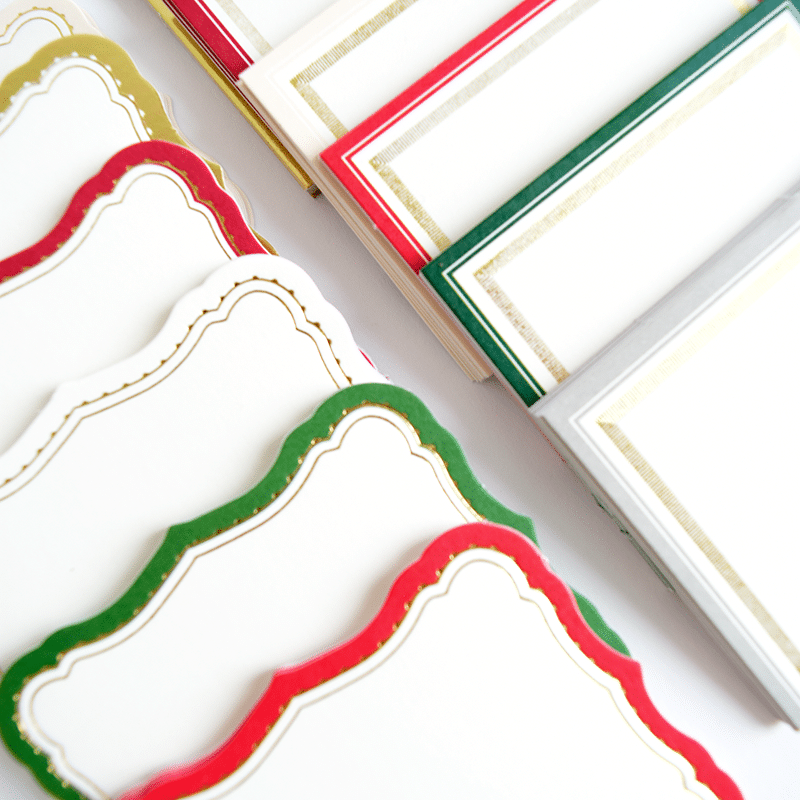 a close up of a bunch of cards on a table.