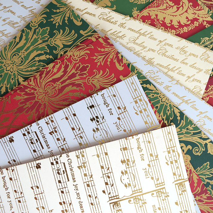 Christmas Double Sided 12x12 Foil Cardstock Anna Griffin Inc.