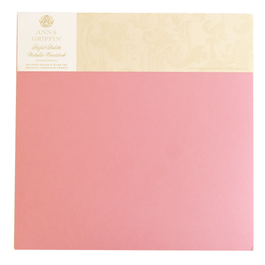 a pink and yellow paper with a white border.