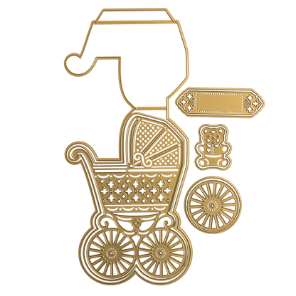 Baby Griffin Carriage Set – Anna Die Easel