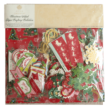 a Christmas Kitsch Papercrafting Collection in a bag.