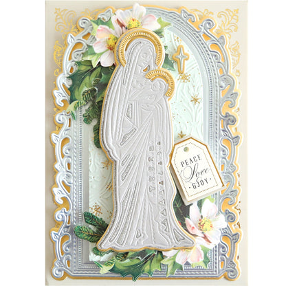 A card with an image of the Madonna & Child Die Set.