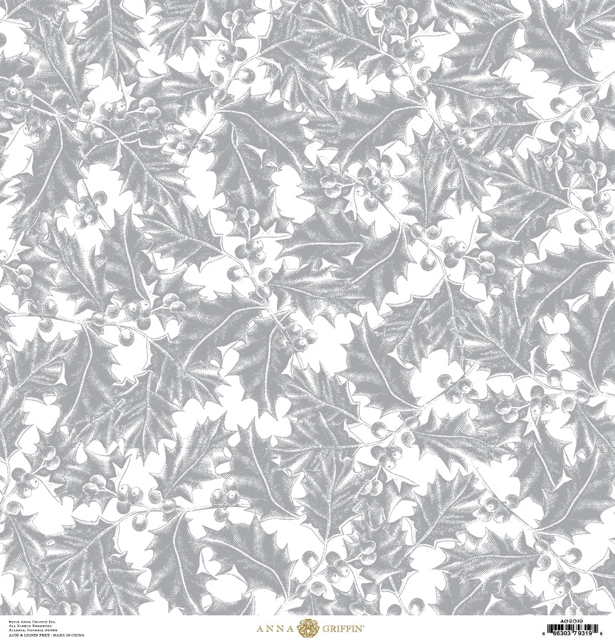 a gray and white background with leaves.