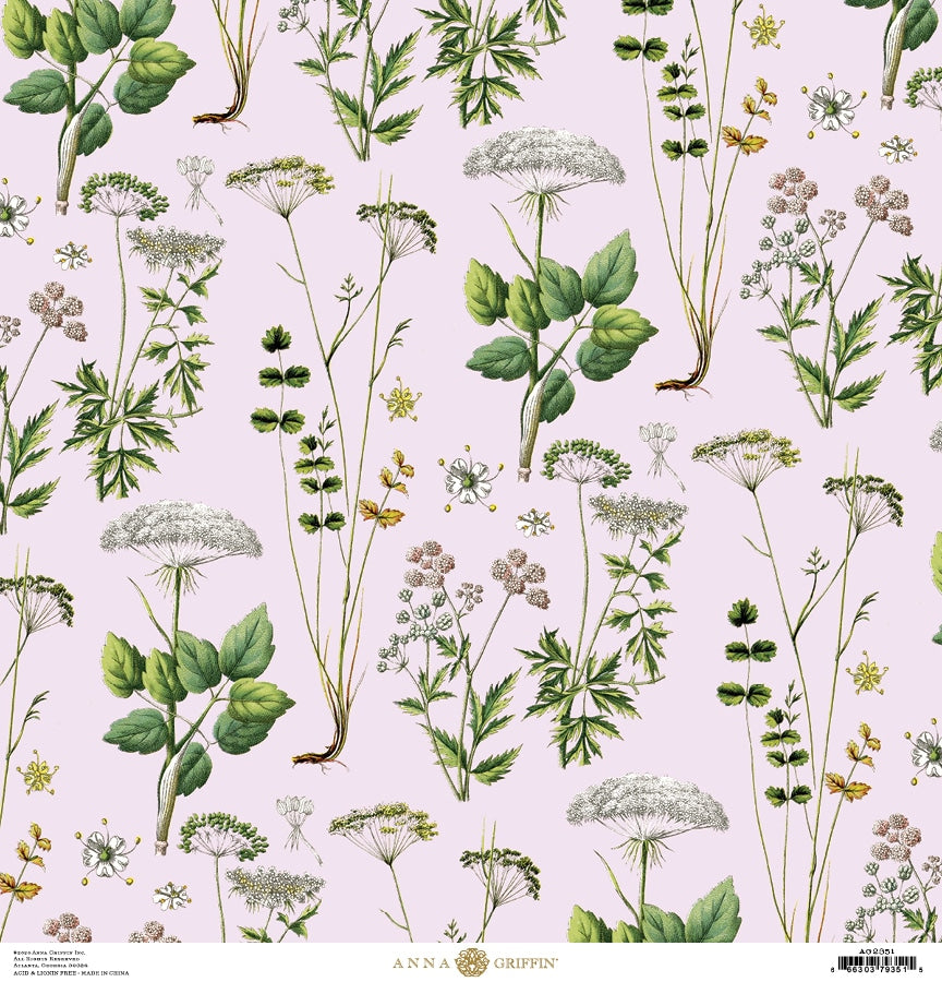 Botanical Lavender 12x12 Cardstock – Anna Griffin Inc.