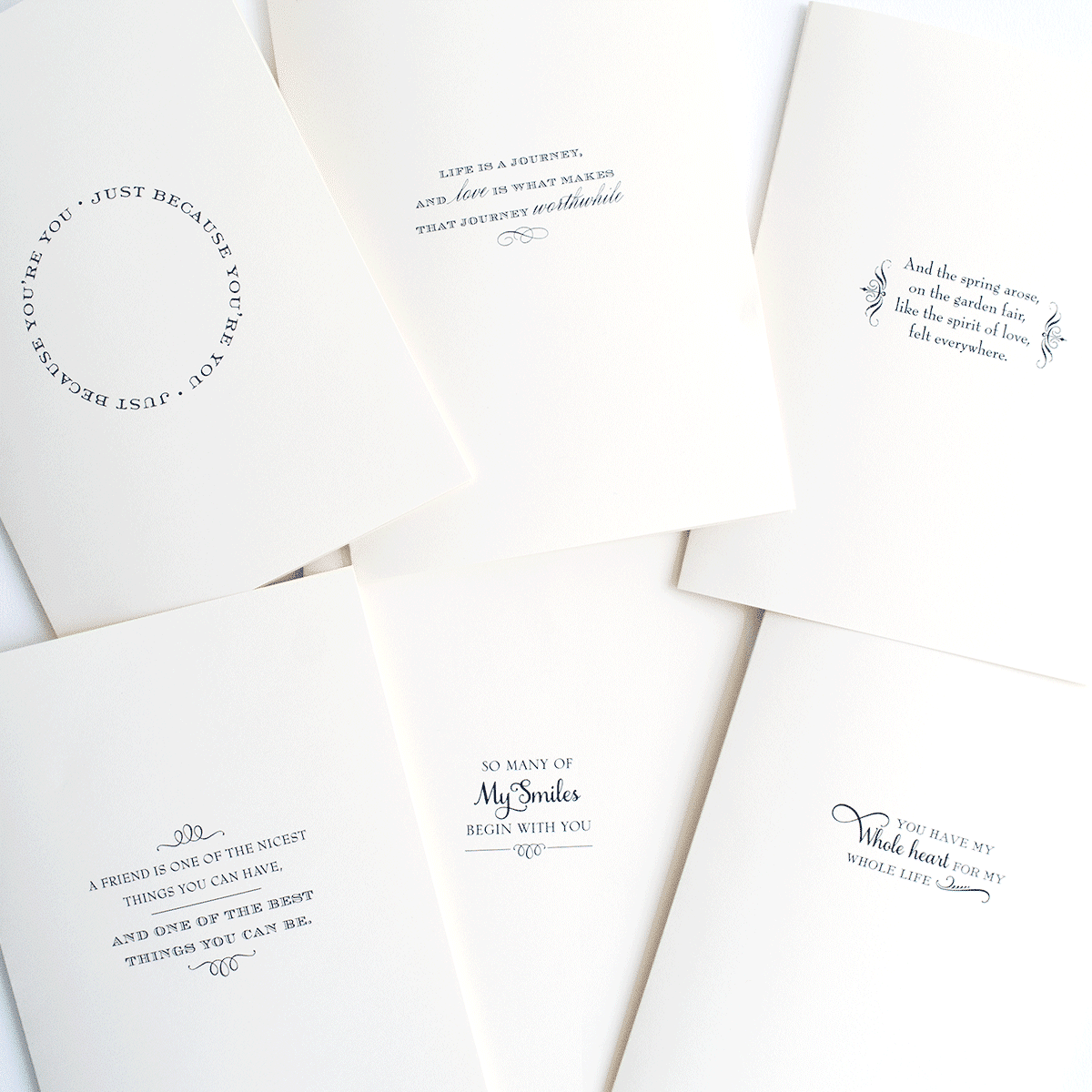 Card Sentiment Inserts for Love and Friendship – Anna Griffin Inc.