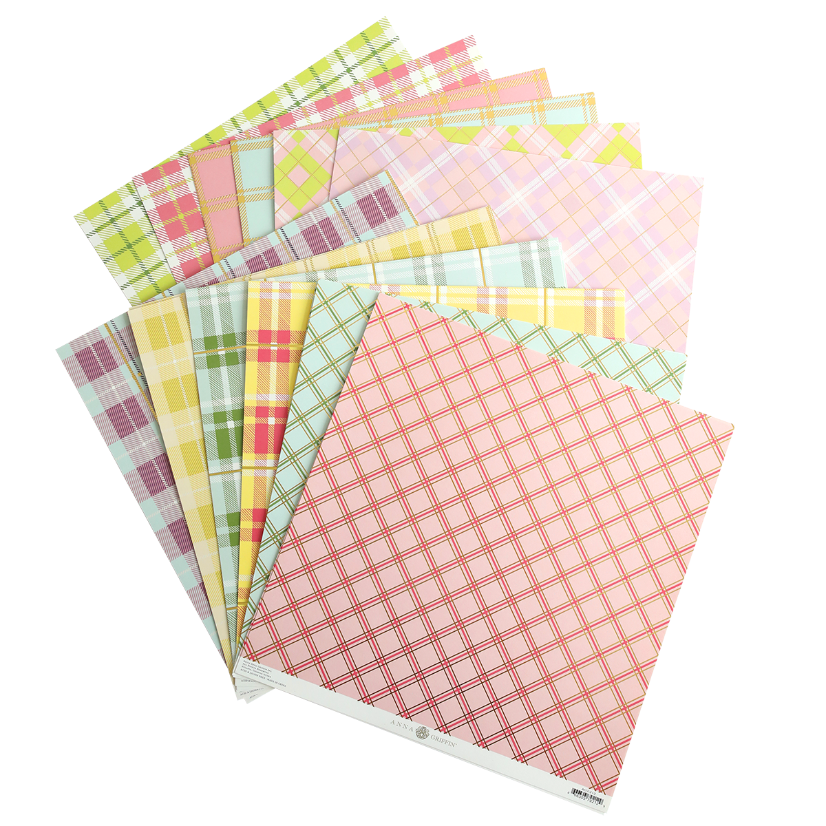 Pastel Plaid Cardstock Shop Quality Pastel Plaid Cardstock Anna