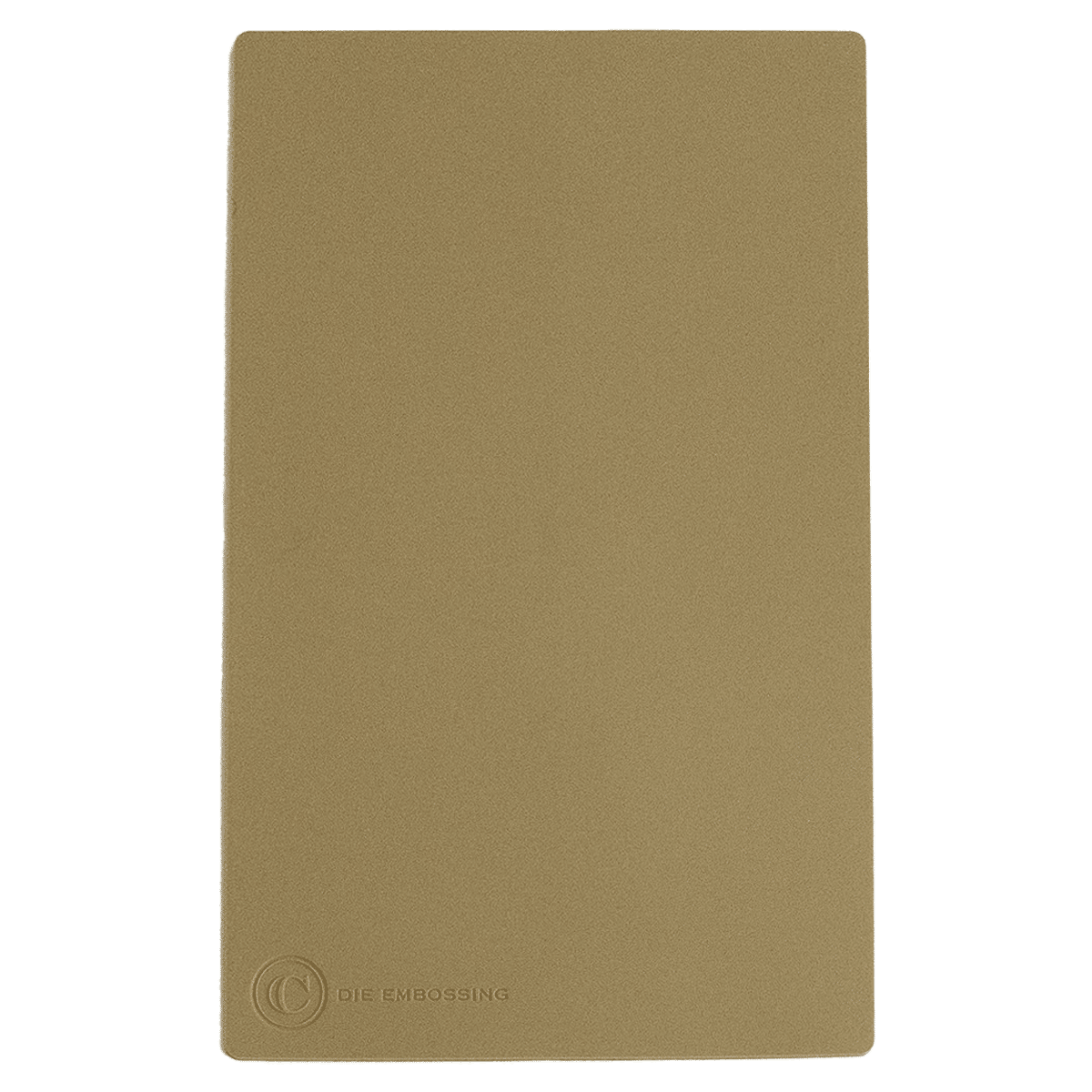 a brown paper with a white background.