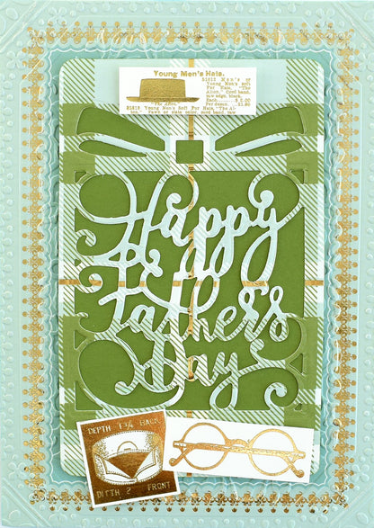 a picture of a happy father's day card.