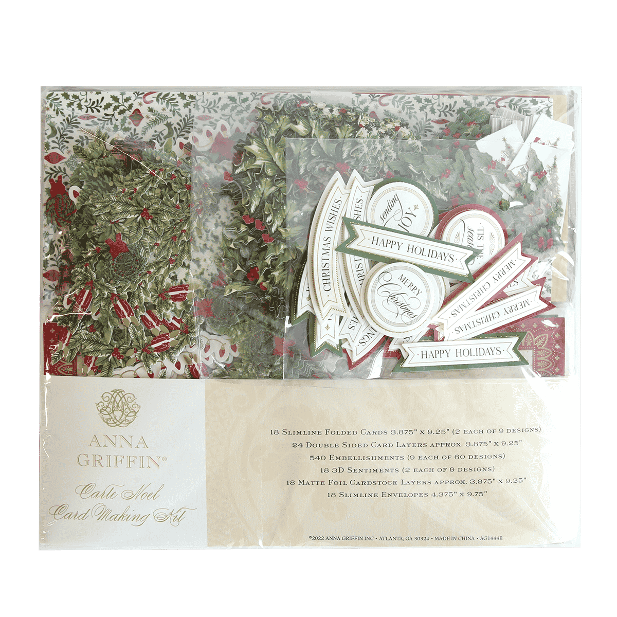 Carte Noel Refill Card Kit Anna Griffin Inc.